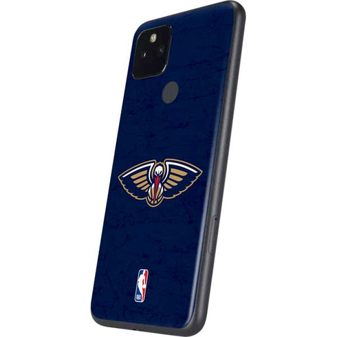 NBA New Orleans Pelicans Distressed Google Pixel 4a 5G Skin